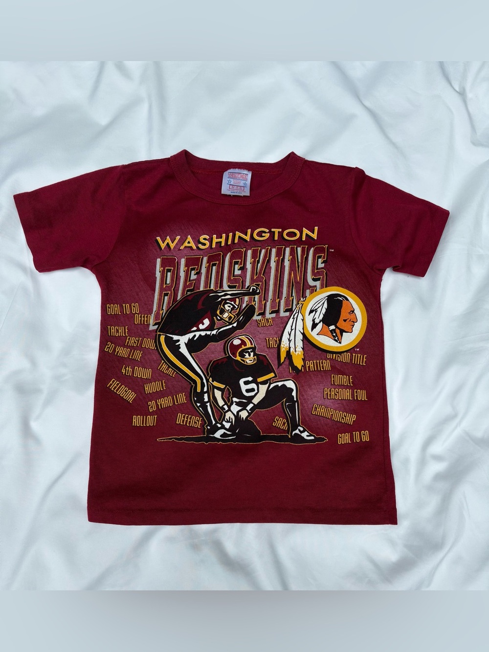Washington Redskins Kids Graphic Tee - Burgundy